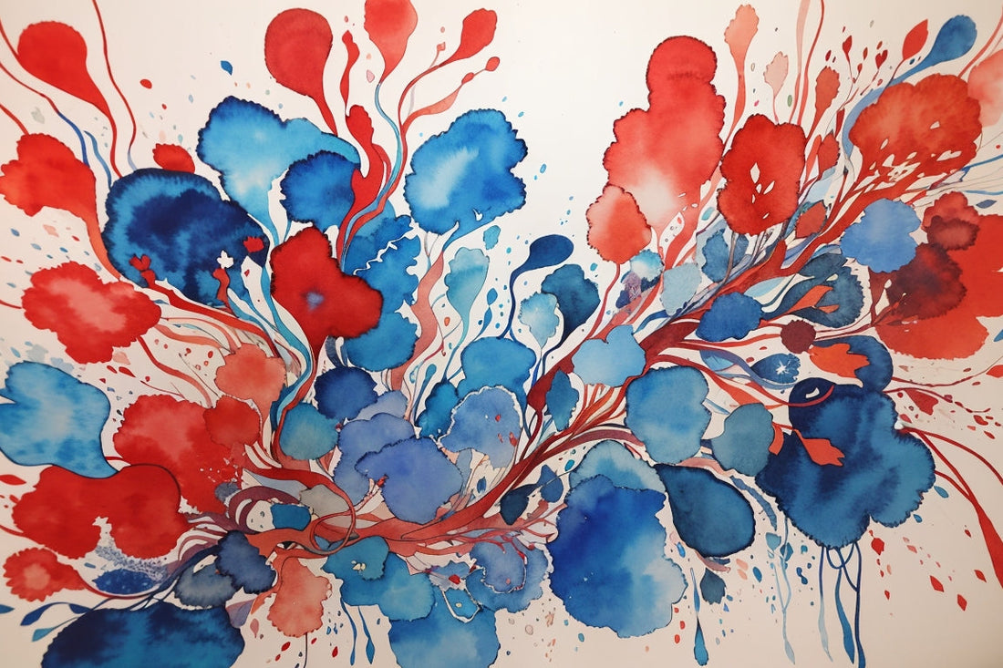 Abstract art in the blog