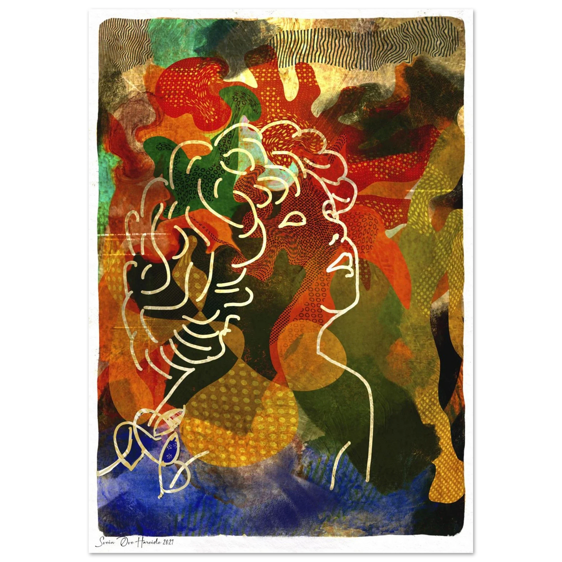 Illustrasjon av digital kunst