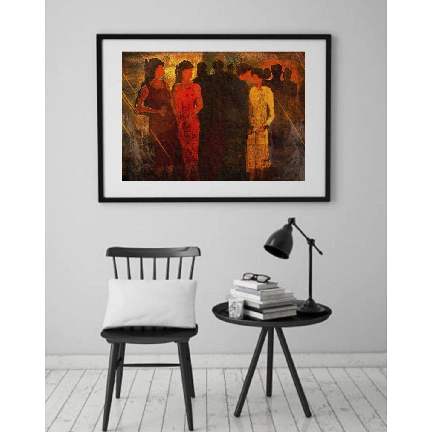 A Scene from the Theater of the Night - online kunst - HareideART