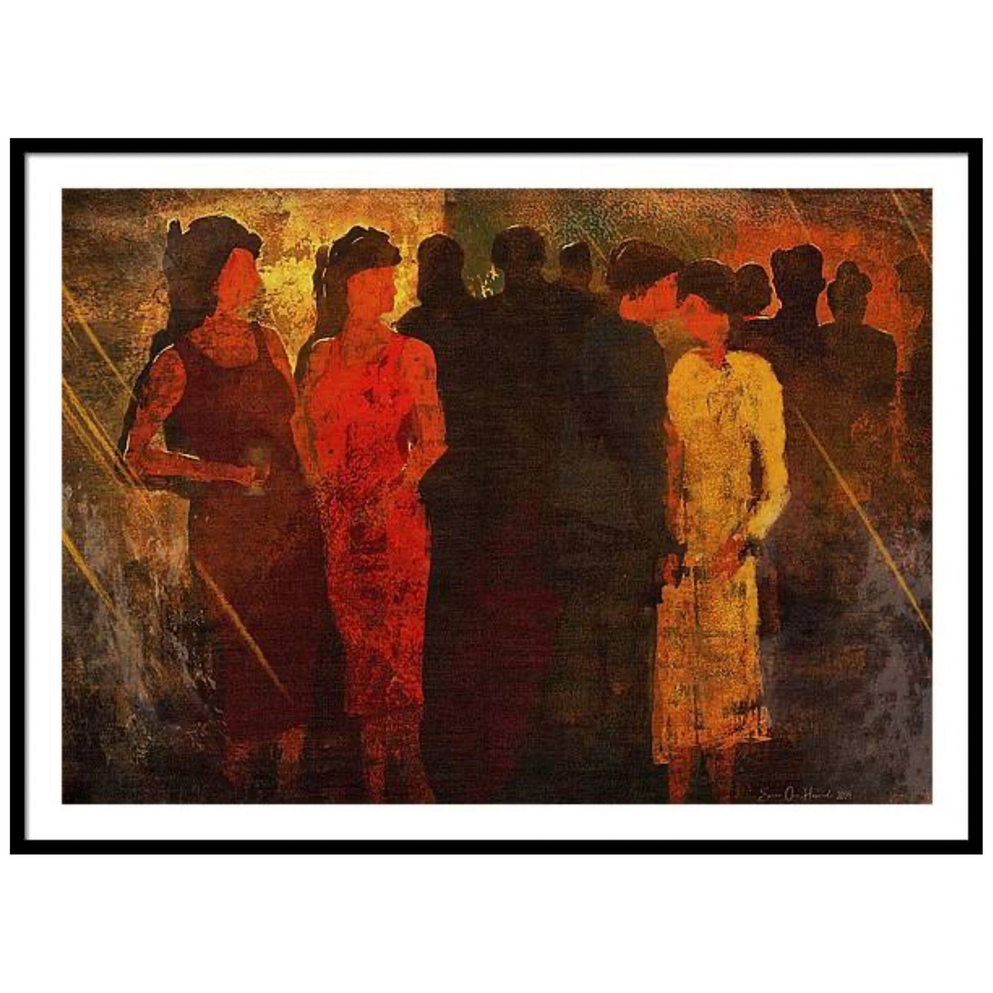 A Scene from the Theater of the Night - online kunst - HareideART