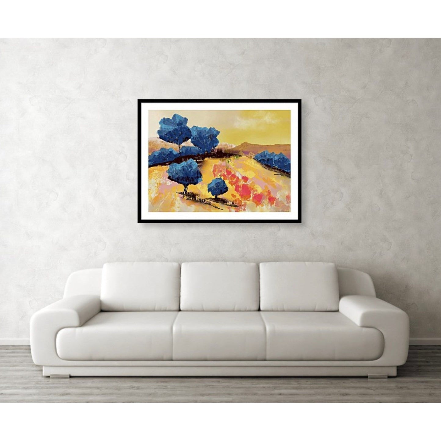 Abstract Blue Nature - HareideART