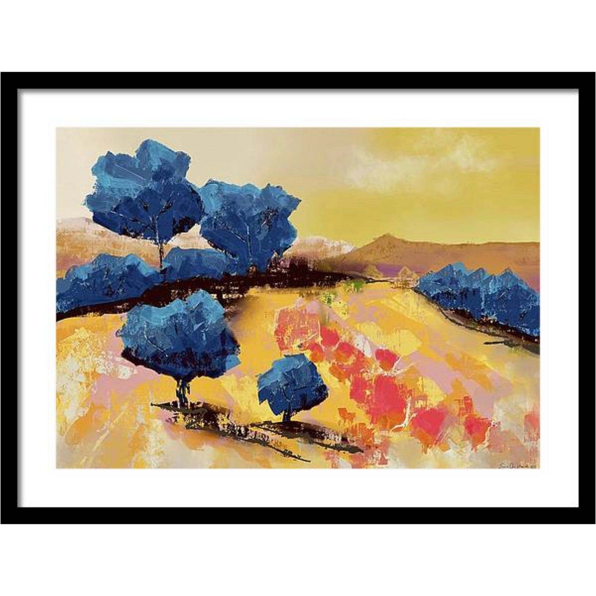 Abstract Blue Nature - HareideART