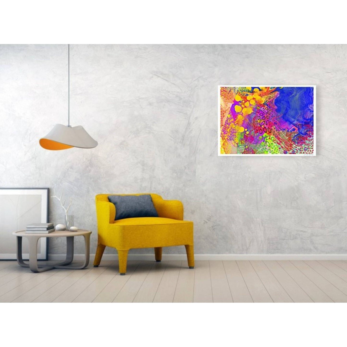 Abstractly digital - på vegg HareideART