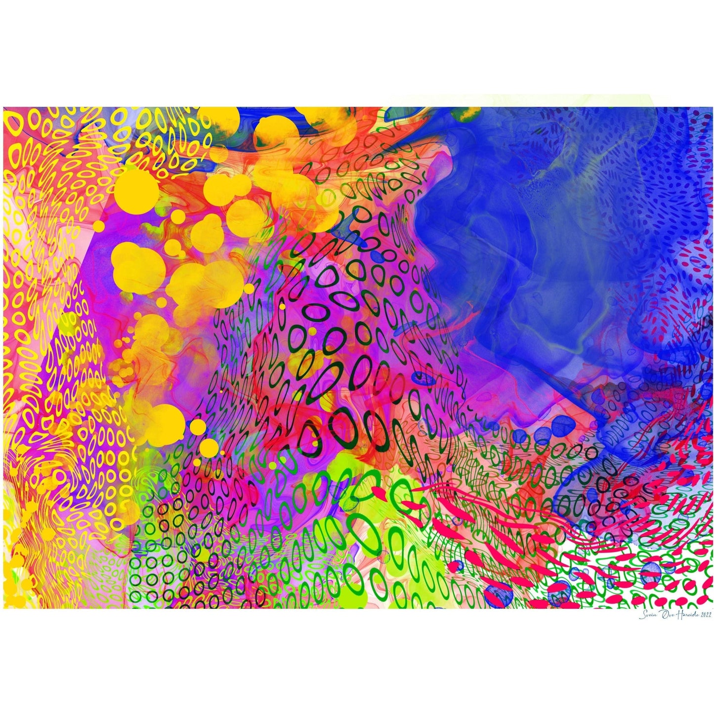 Abstractly digital - uten ramme HareideART