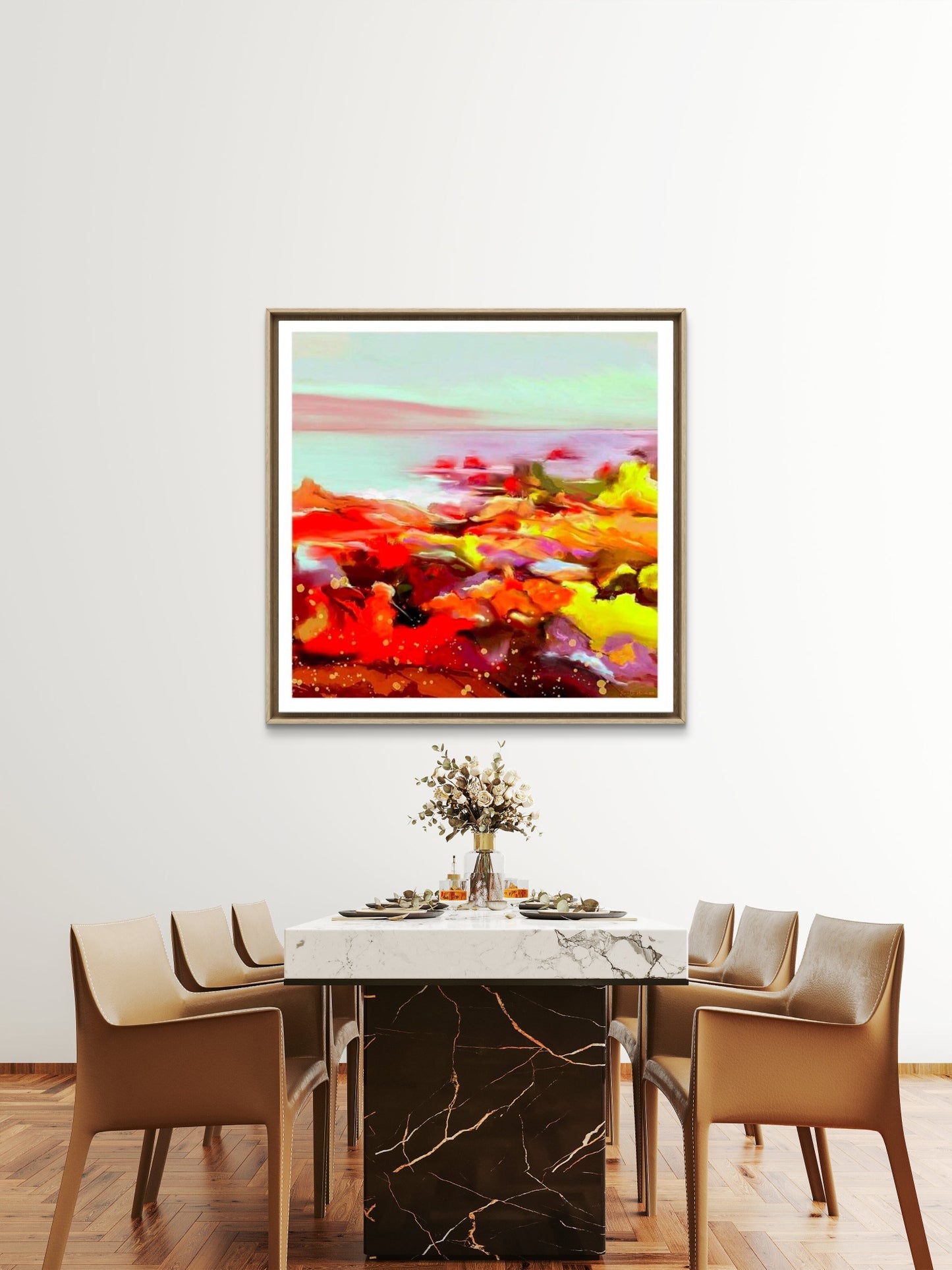Colorful Contours - Kunstprint - Hareideart