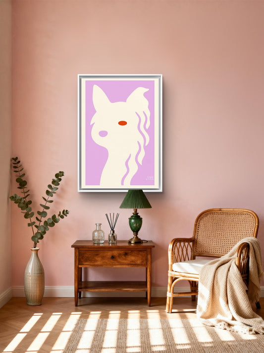 Den lille reven – Minimalistisk Kunsttrykk