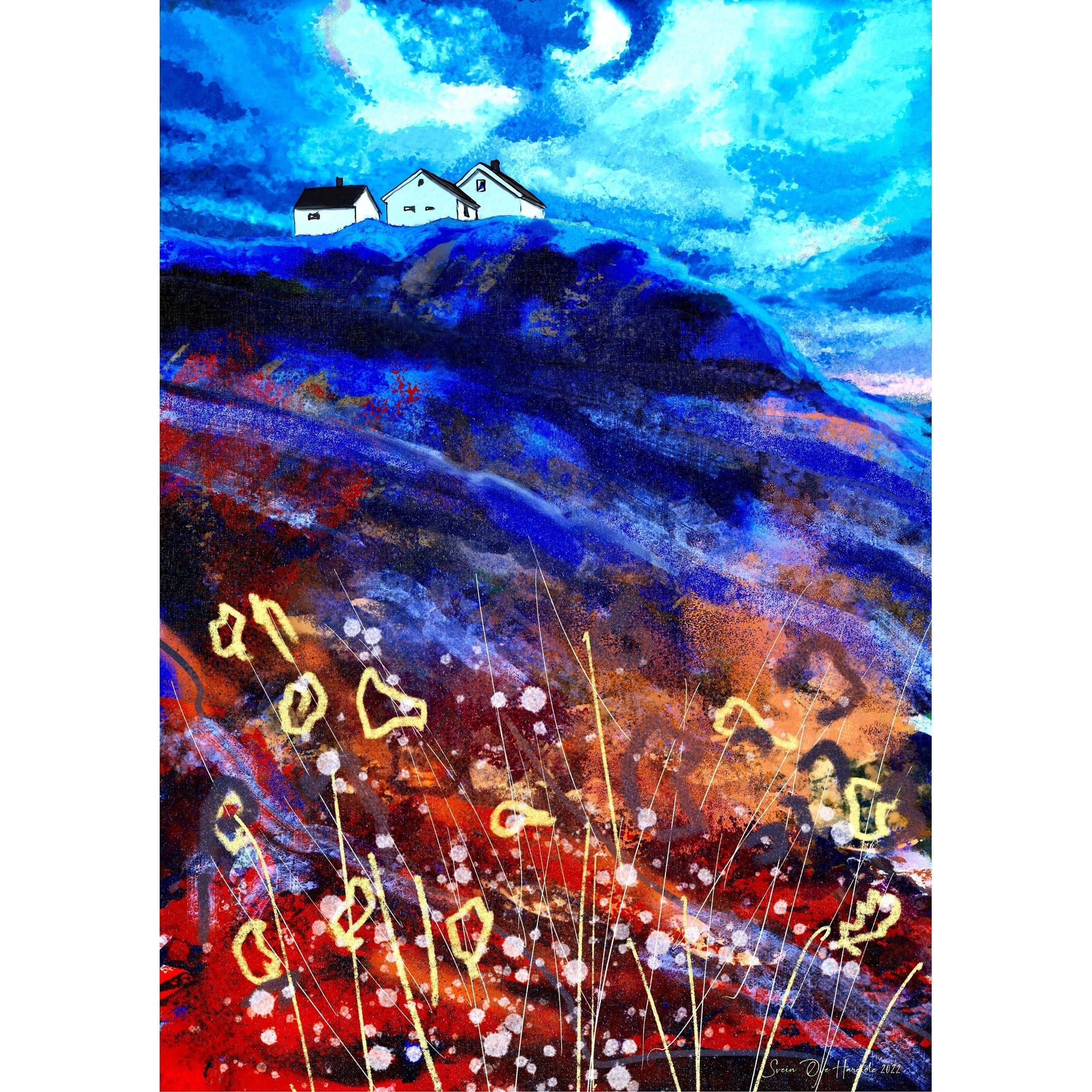 Husene på åskammen - HareideART