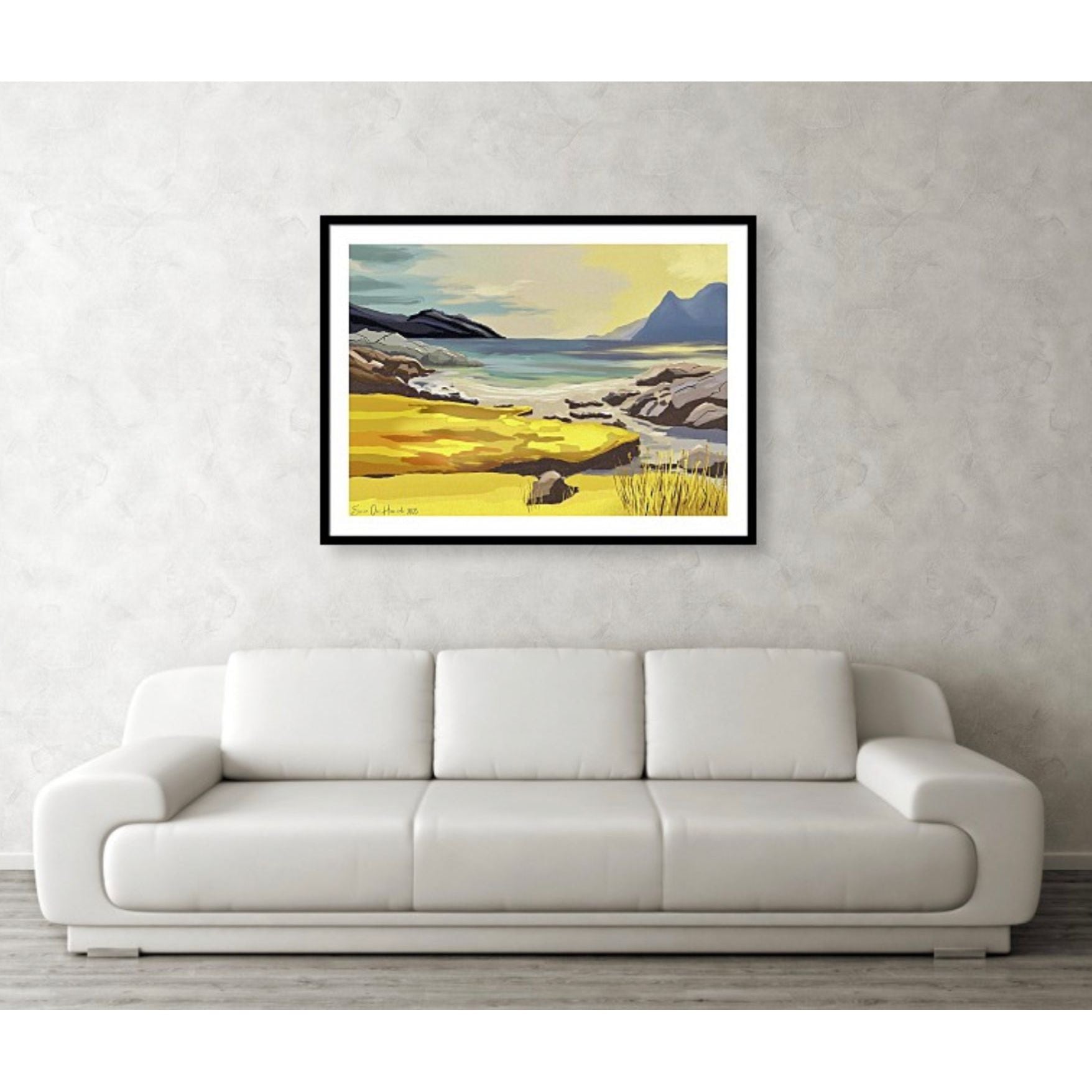 Hvit strand  i Lofoten - HareideART