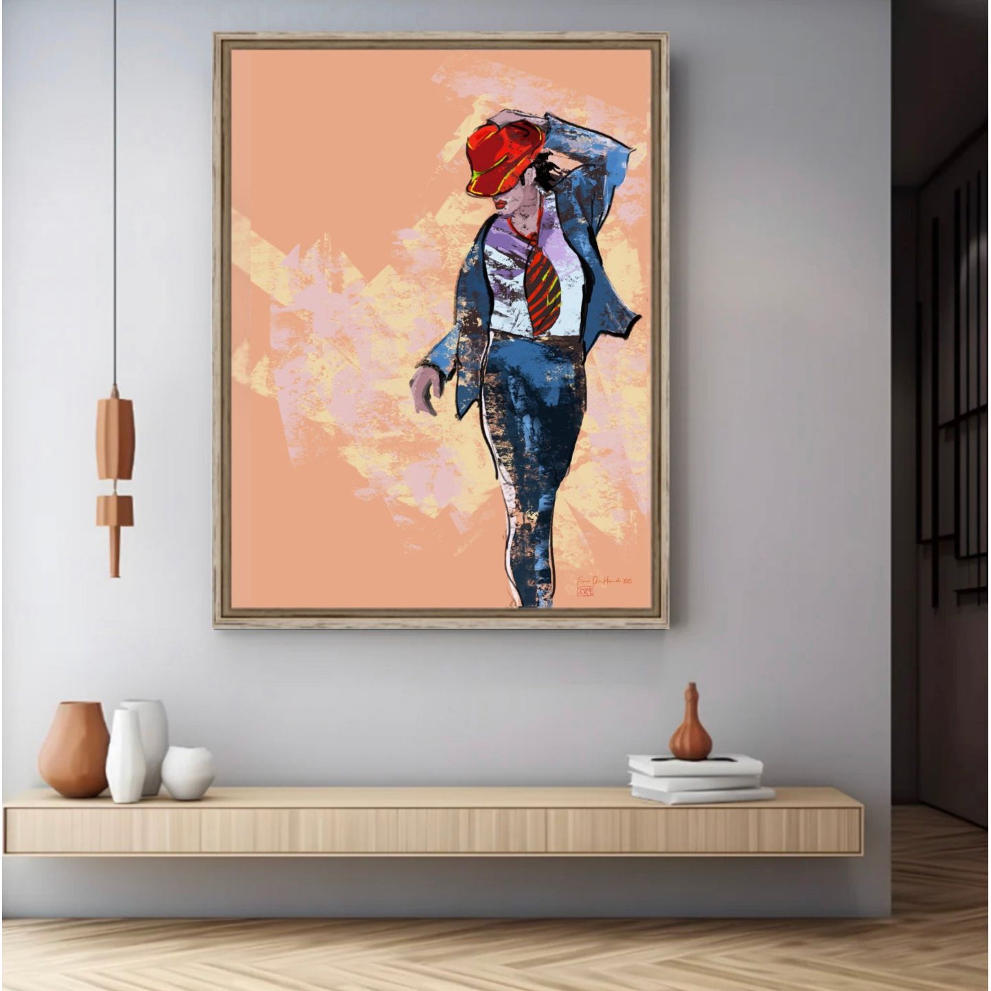 Michael Jackson på canvas og ramme