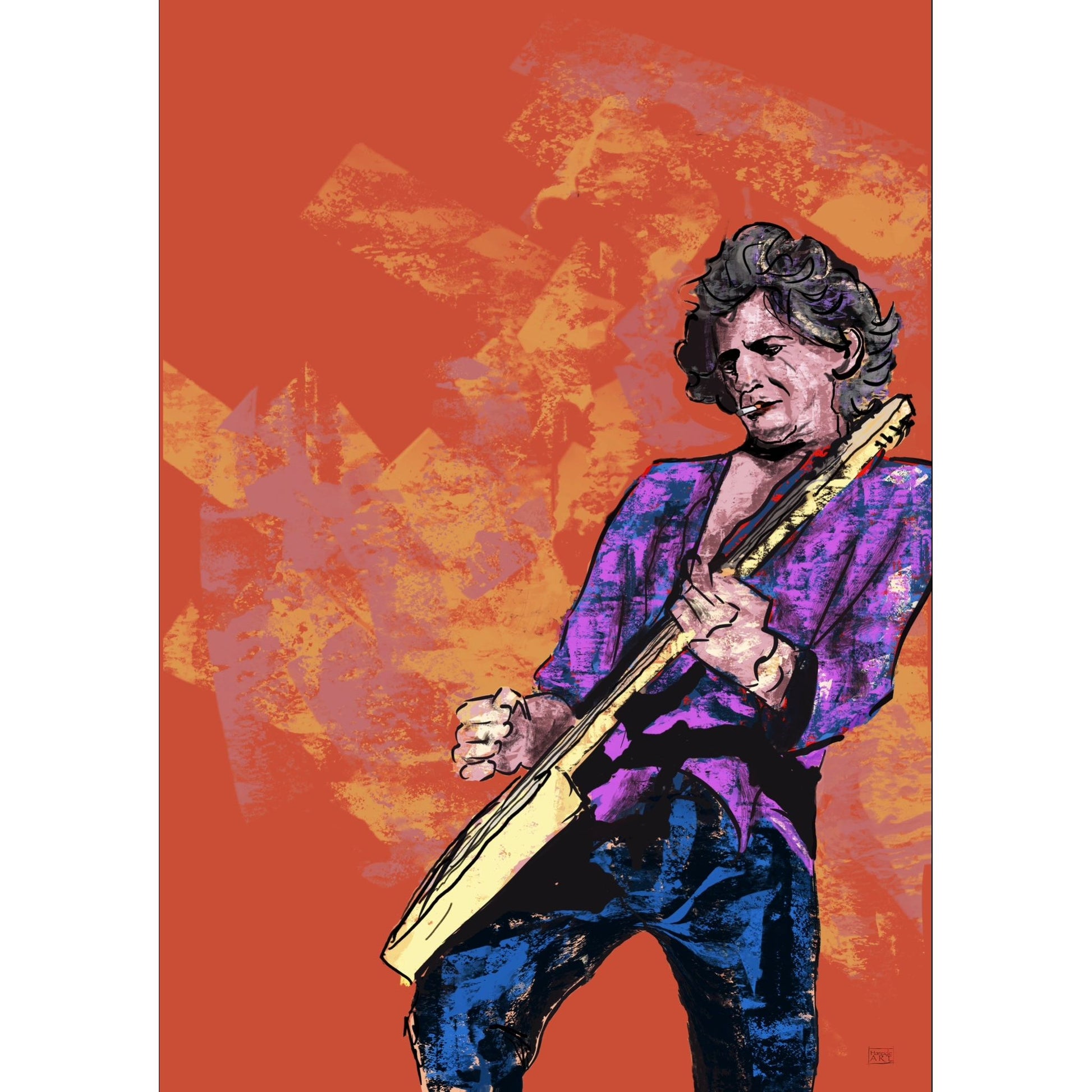 Keith Richards - HareideART