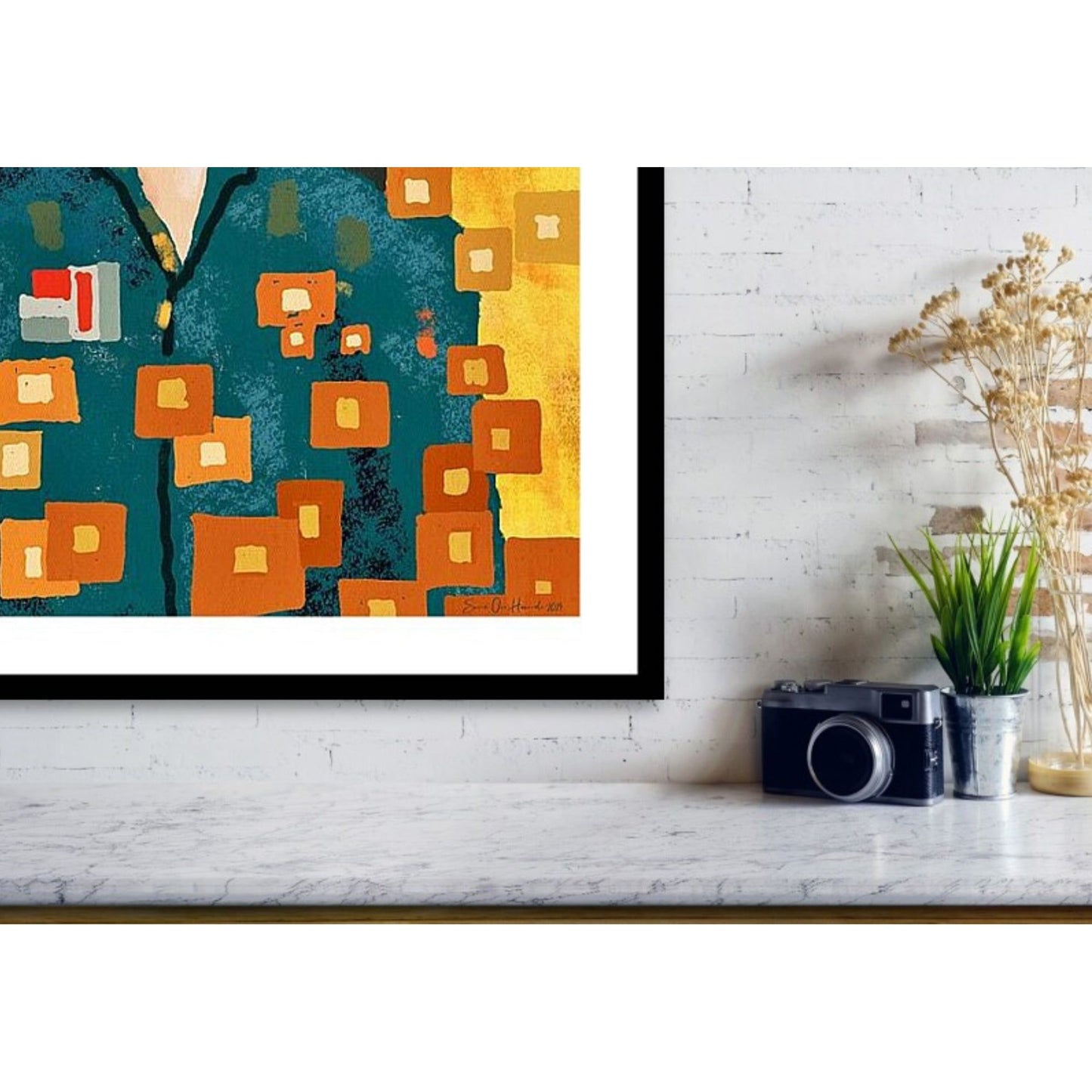 Tankefulle Farger: Et Portrett av Refleksjon - HareideART