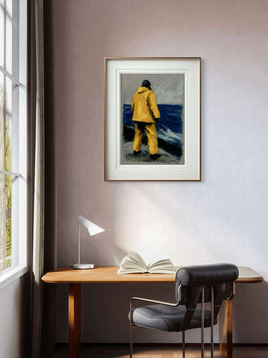 Mot havet – Norsk kystmotiv kunstprint - HareideART