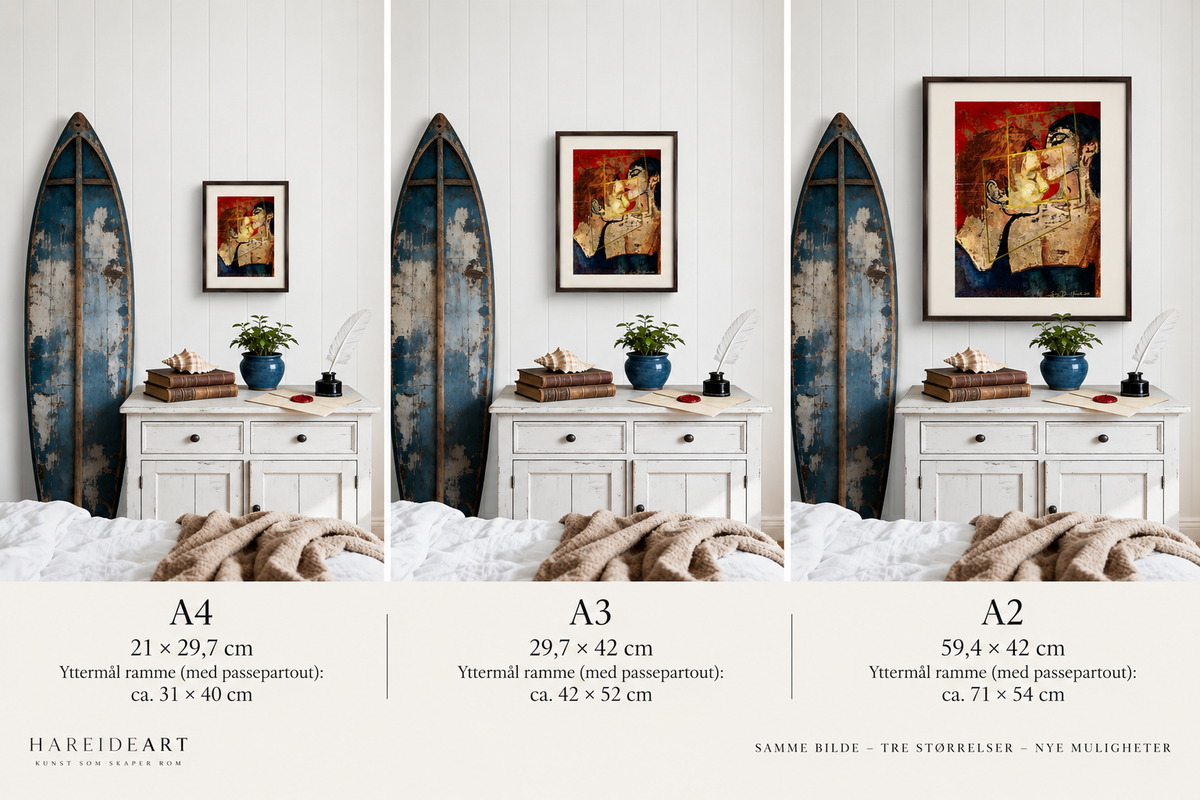 Sammen_i_kj_rlighet_størrelser Giclee trykk