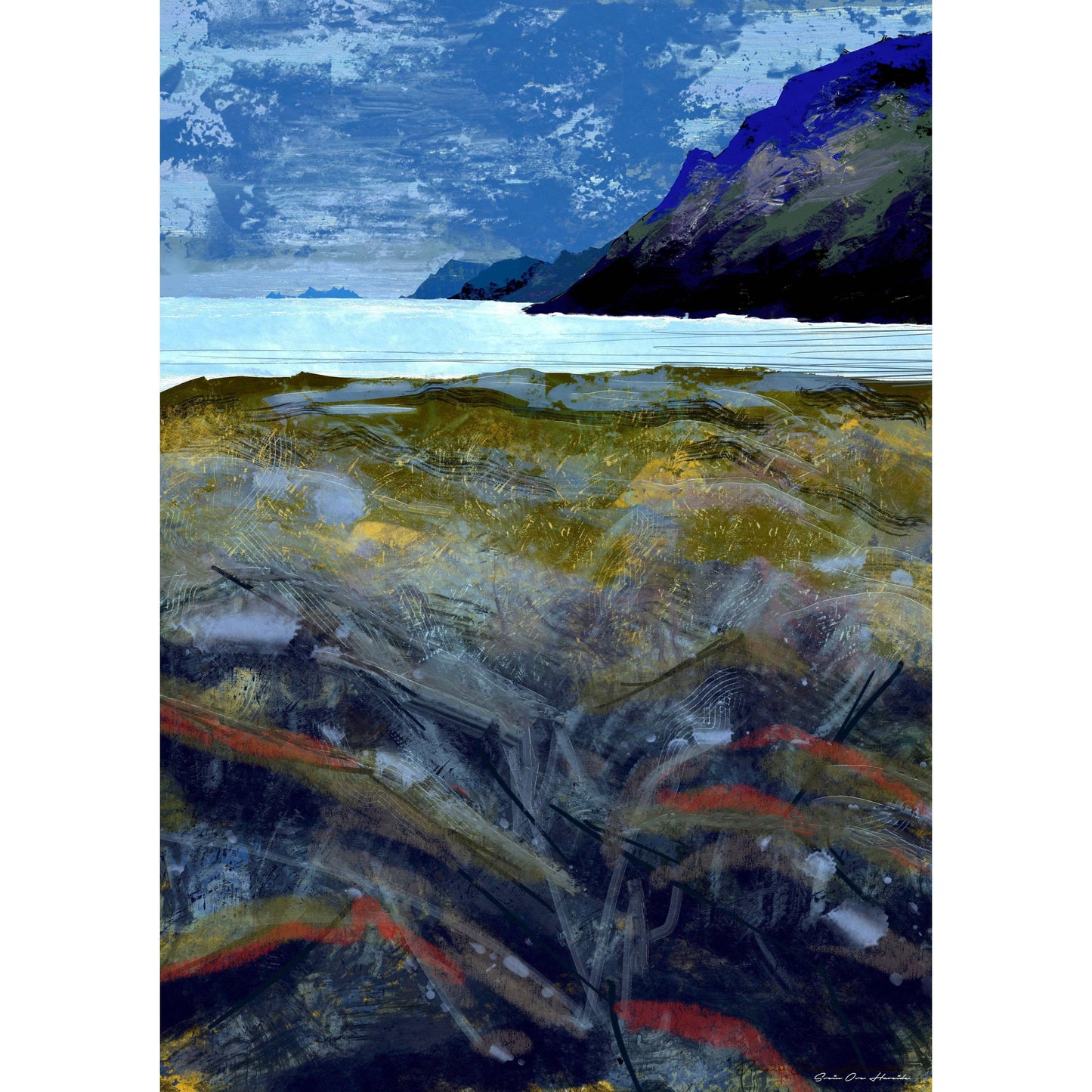 Å in Lofoten - uten ramme  HareideART