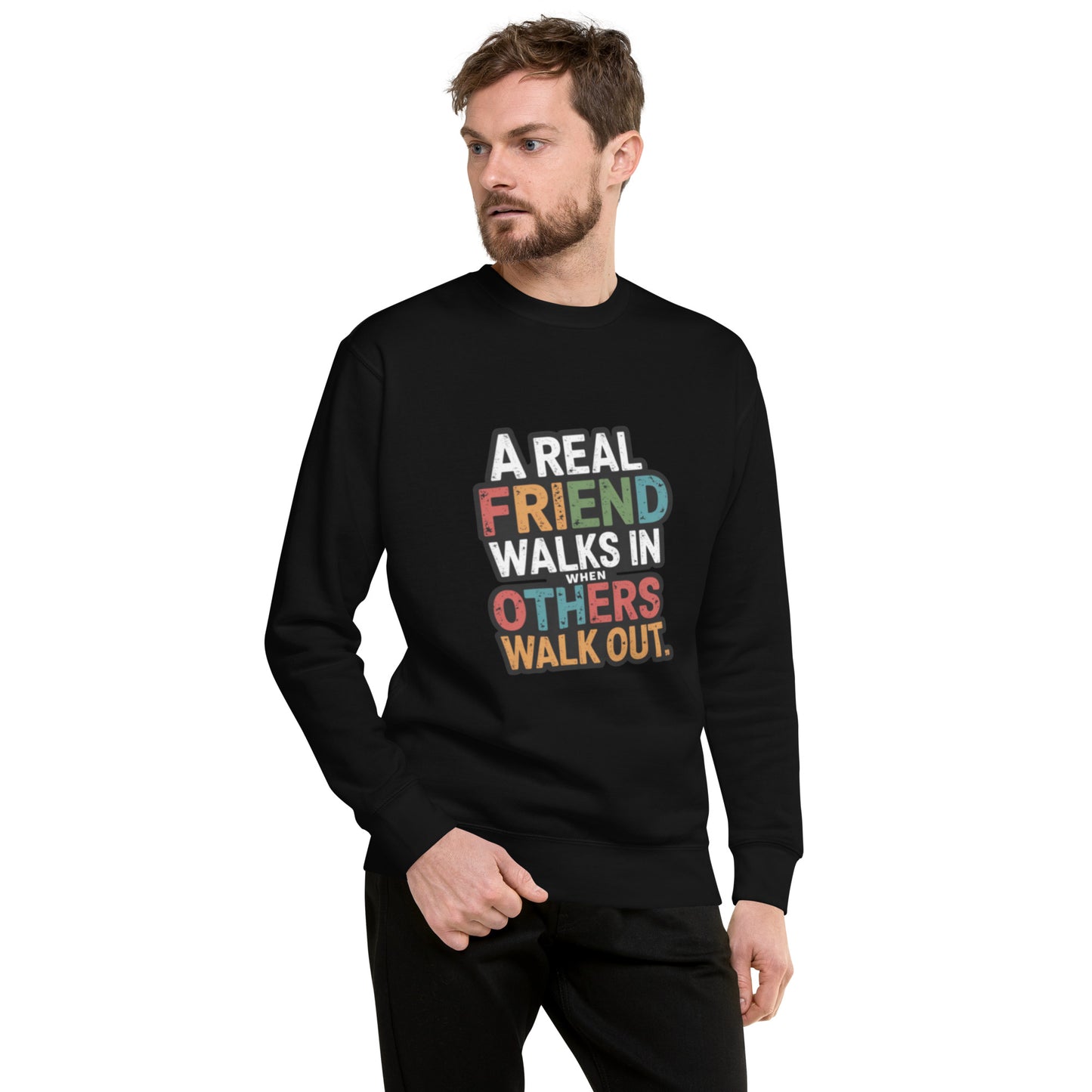 Rock en Unisex Premium Genser - HareideART