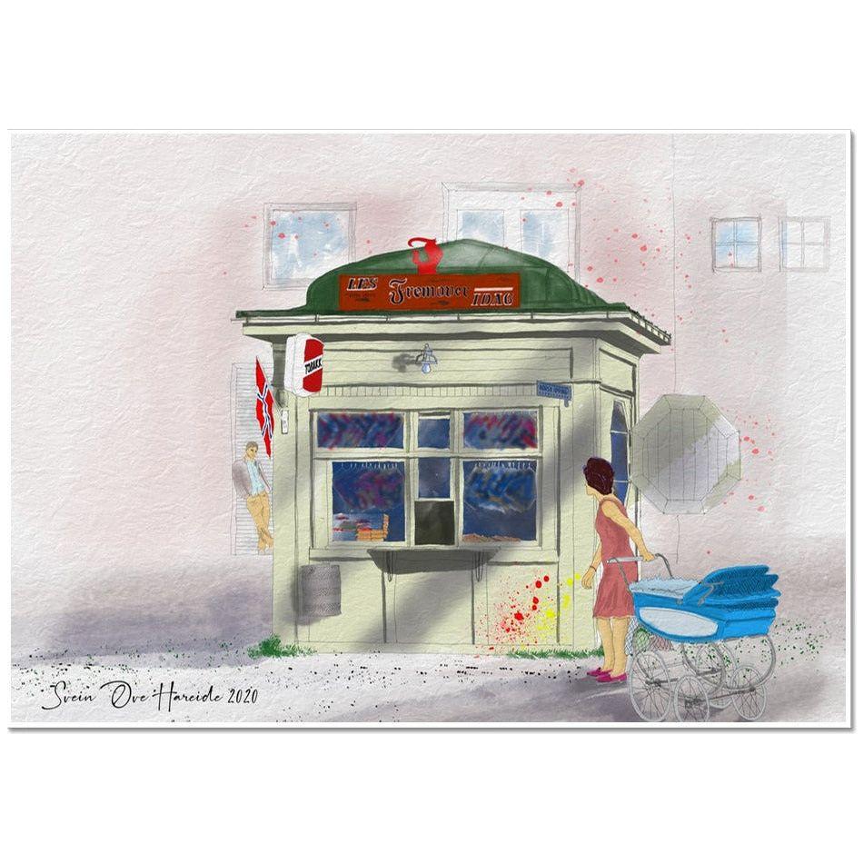 Havnekiosken - HareideART uten Ramme