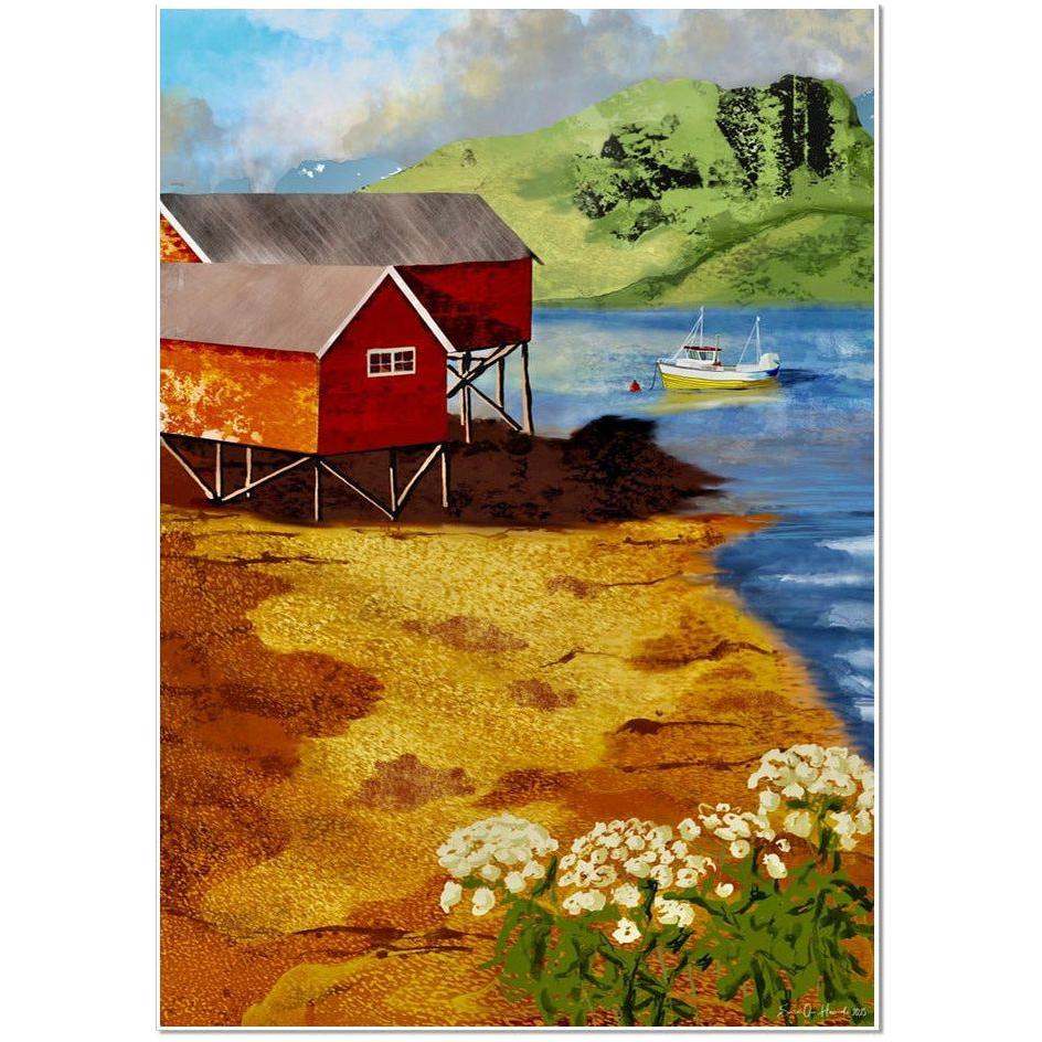 To båthus og en båt - HareideART