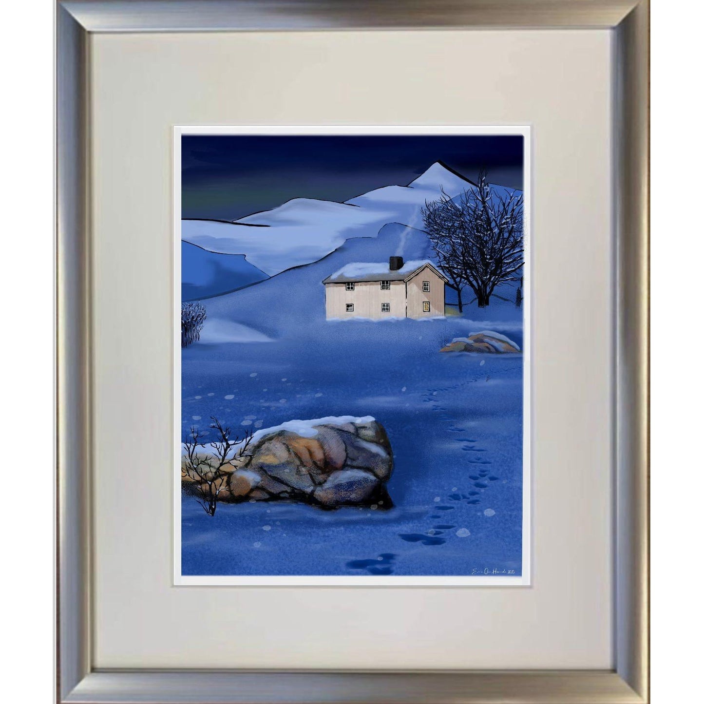 Vinterlandskap - HareideART