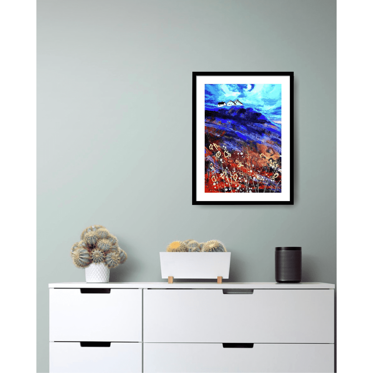 Husene på åskammen - HareideART