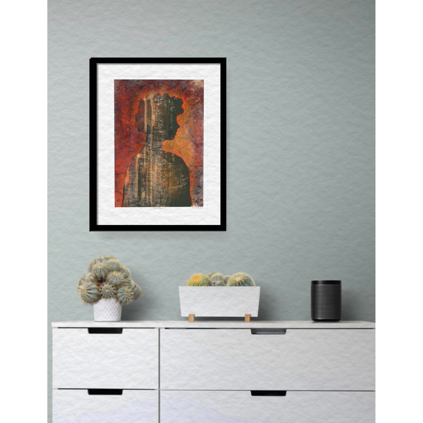 Svarta Bjørn abstrakt over sjenk