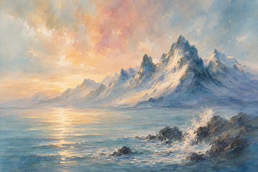 Lofoten, en vinterdag