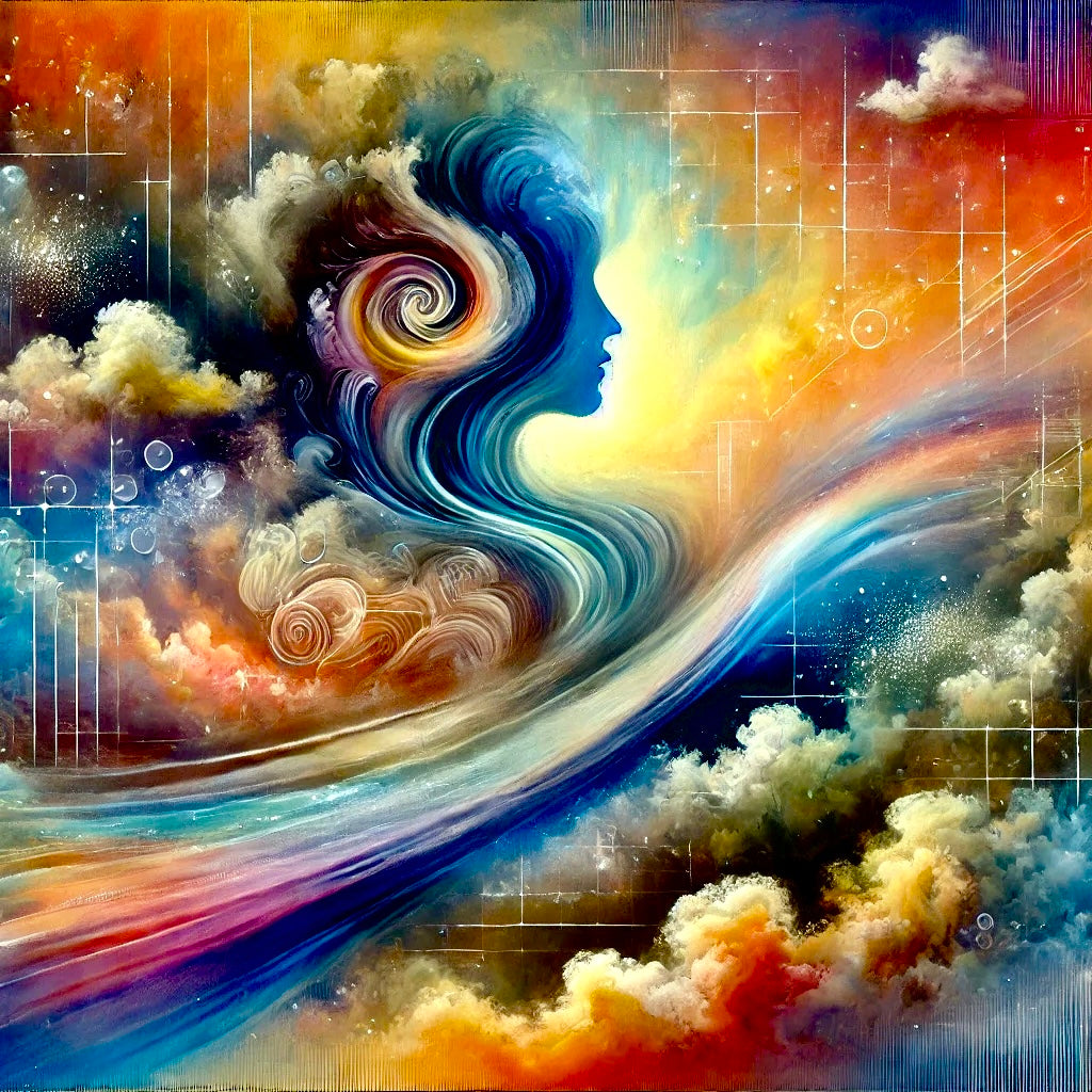 Abstrakt soft pastell