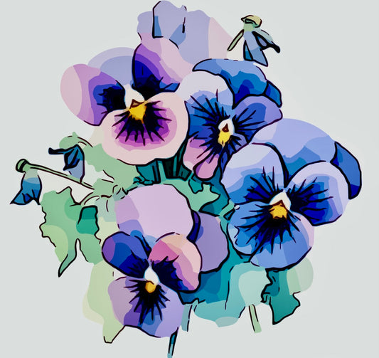 Flowers in the art
