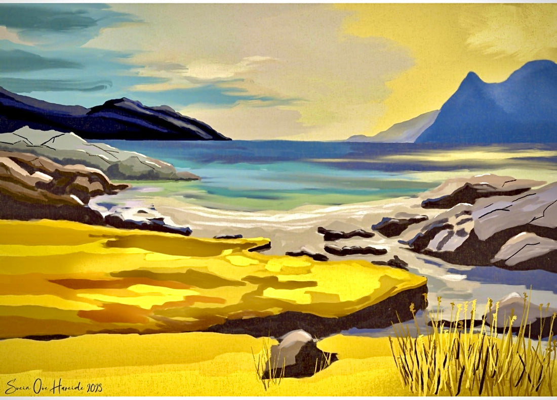 Hvite sandstrender i Vesterålen