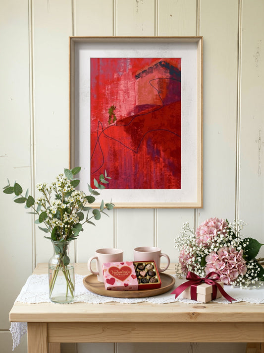 Rød kunst