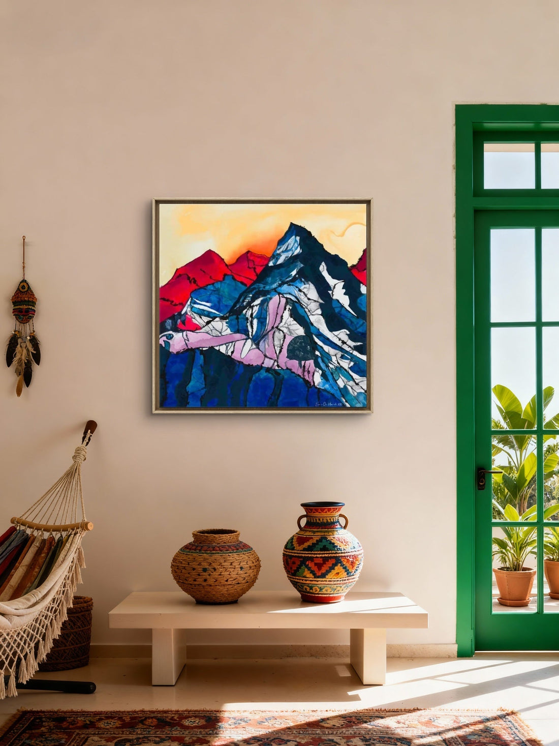 Abstrakt fjellandskap
