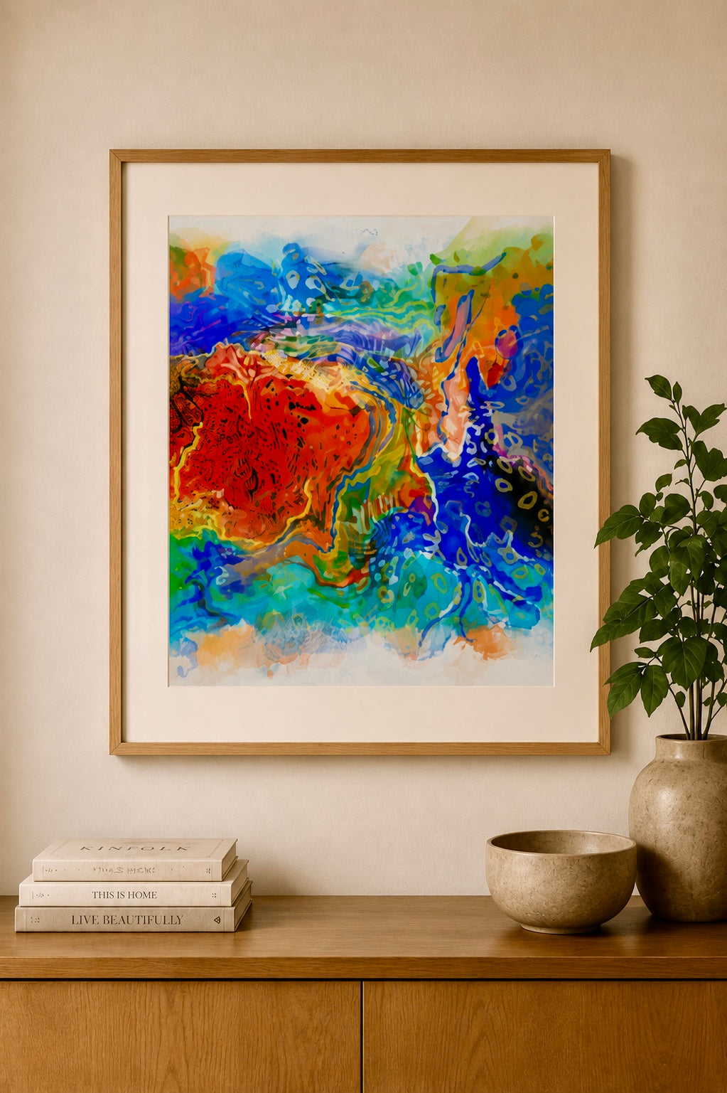 Samlingsbilde - abstrakt kunst