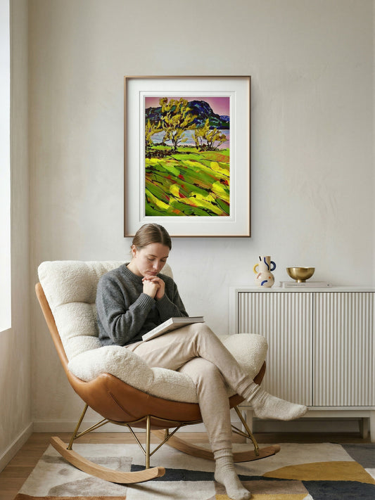 Bj-rk-ved-sj-en-et vakkert kunstbilde