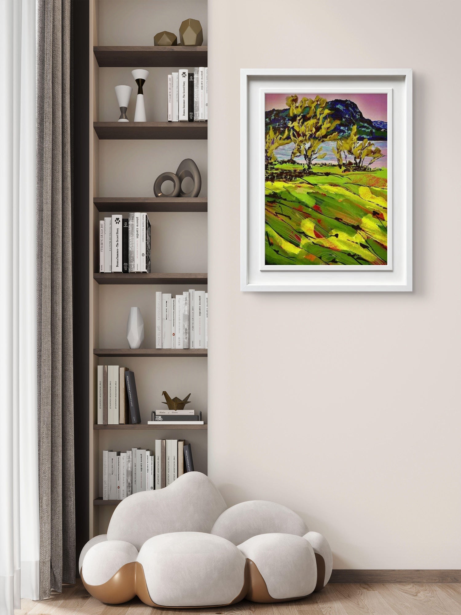 Bj-rk-ved-sj-en Kunstprint