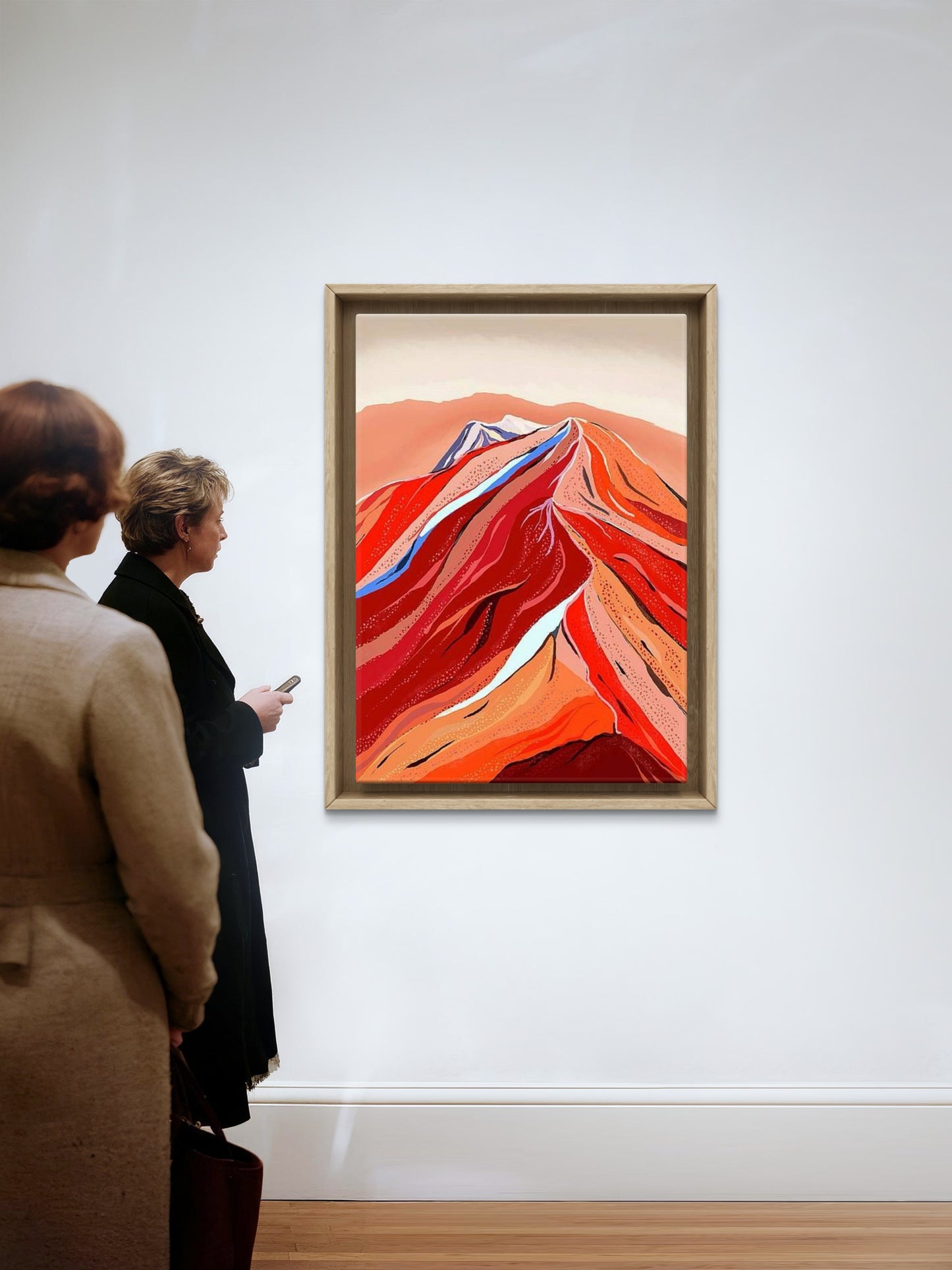 Bildet plassert på museum