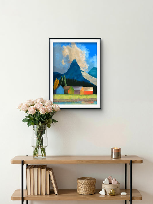 Stetind – signert giclée-trykk, nummerert