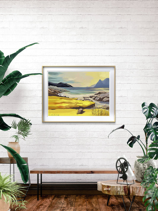 Hvit_strand_i_Lofoten_abstrakt_nordnorsk_kystmotiv