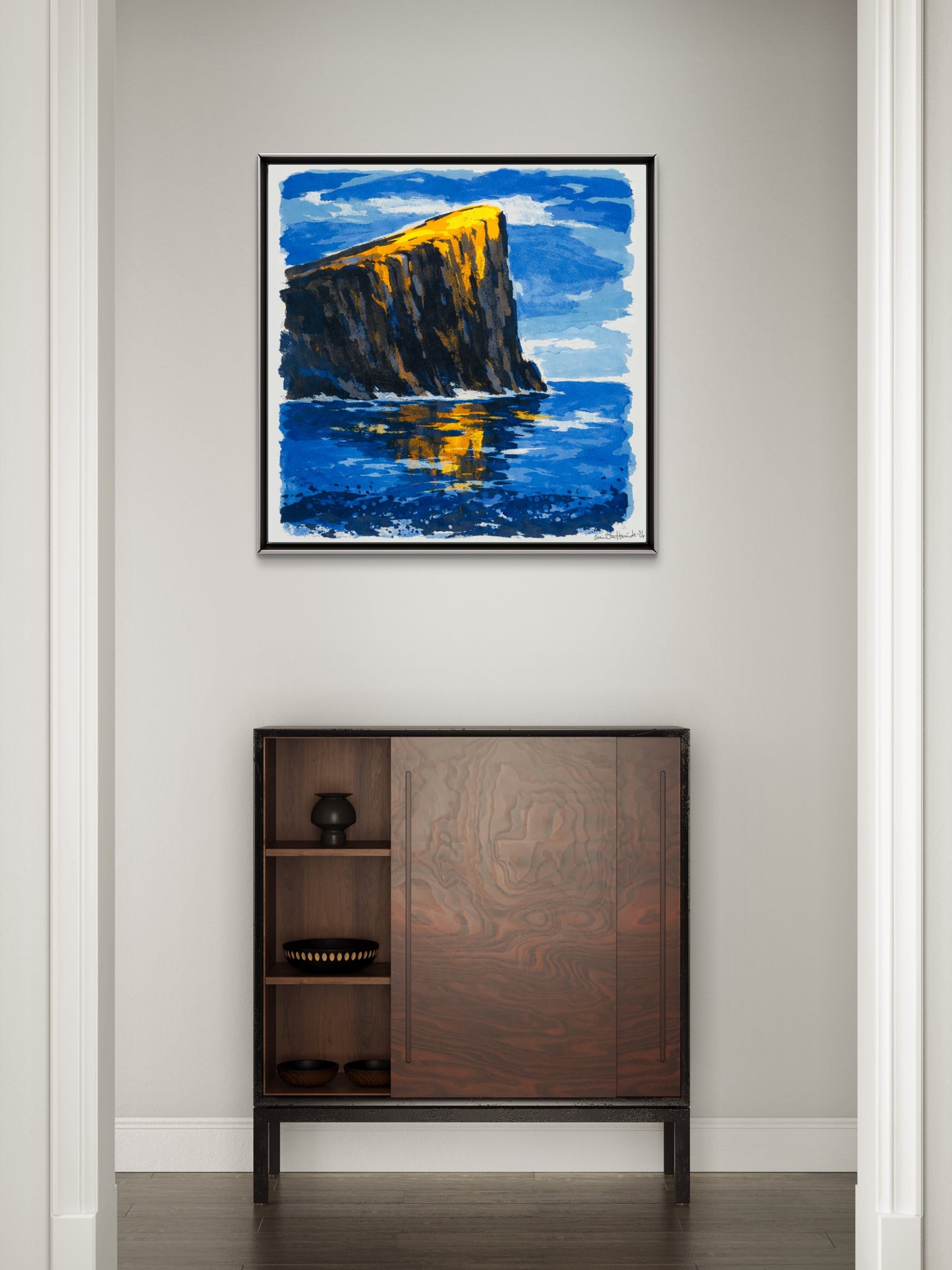 Klippe som stiger opp