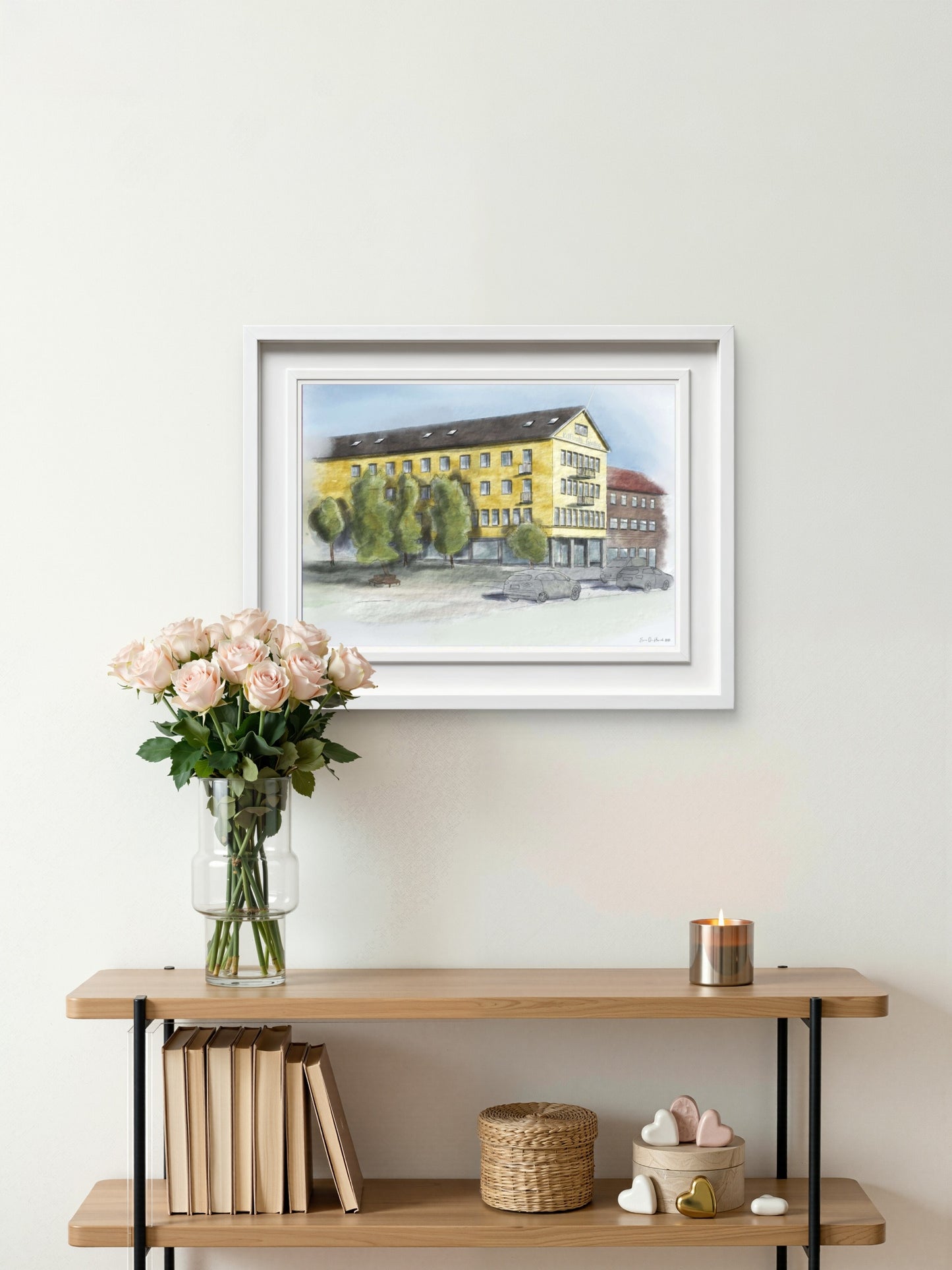 Kolflaath gården - kunstprint HareideART