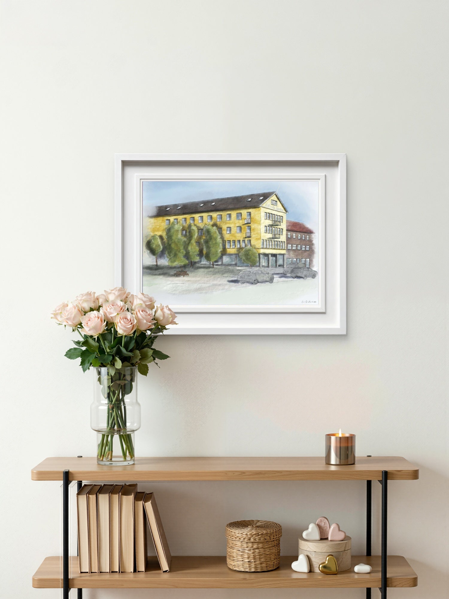 Kolflaath gården - kunstprint HareideART