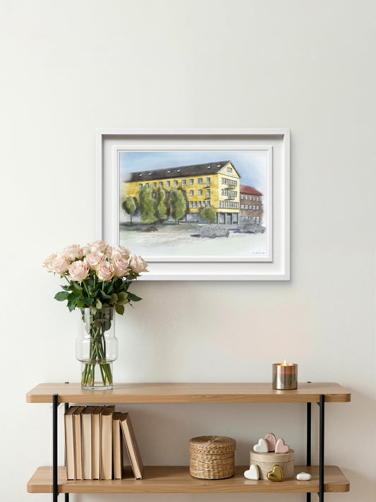 Kolflaath gården - kunstprint HareideART