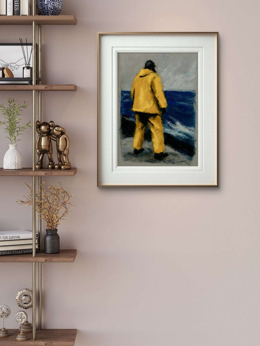 Mot havet – Norsk kystmotiv kunstprint - HareideART
