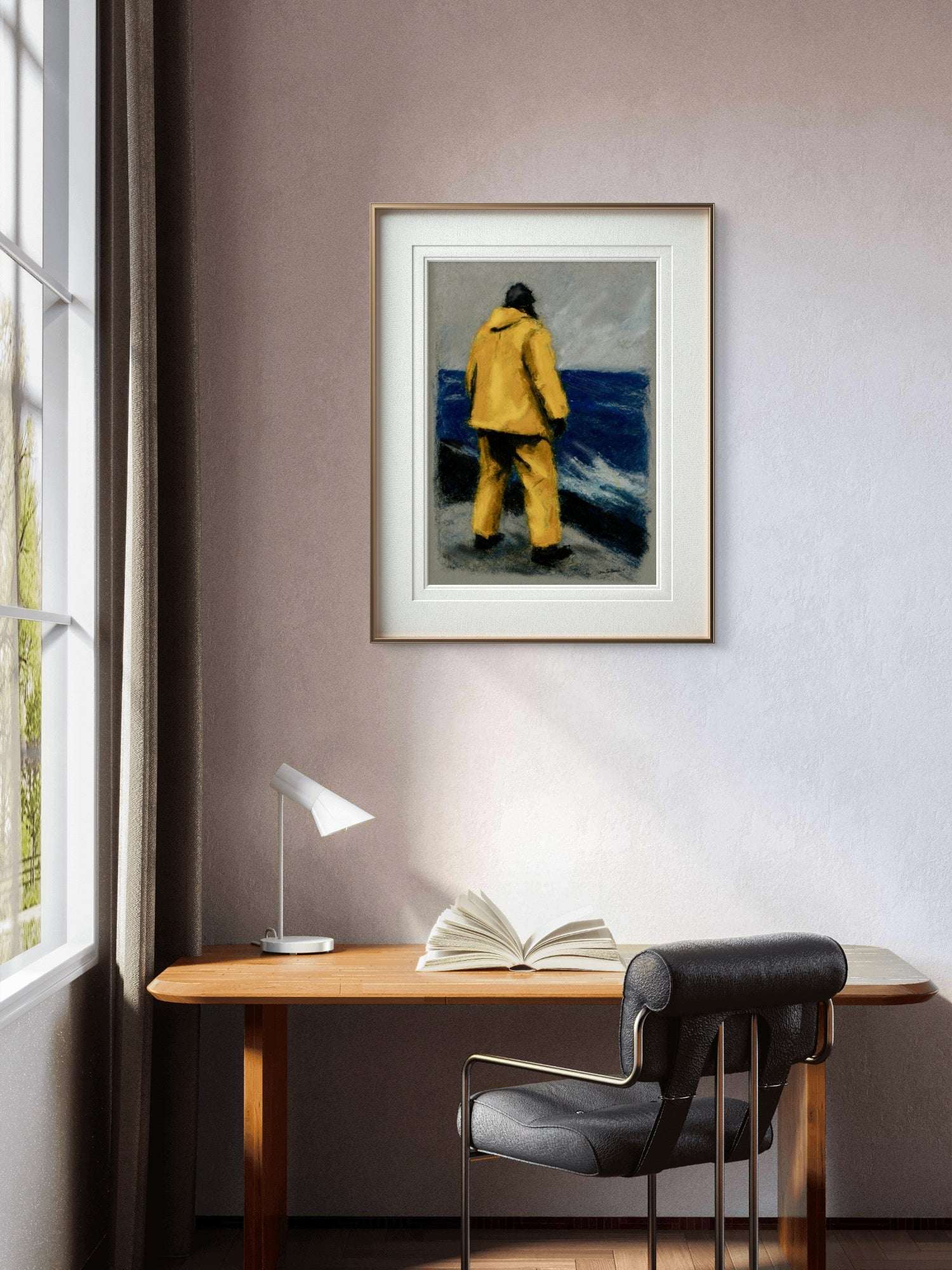 Mot havet – Norsk kystmotiv kunstprint - HareideART