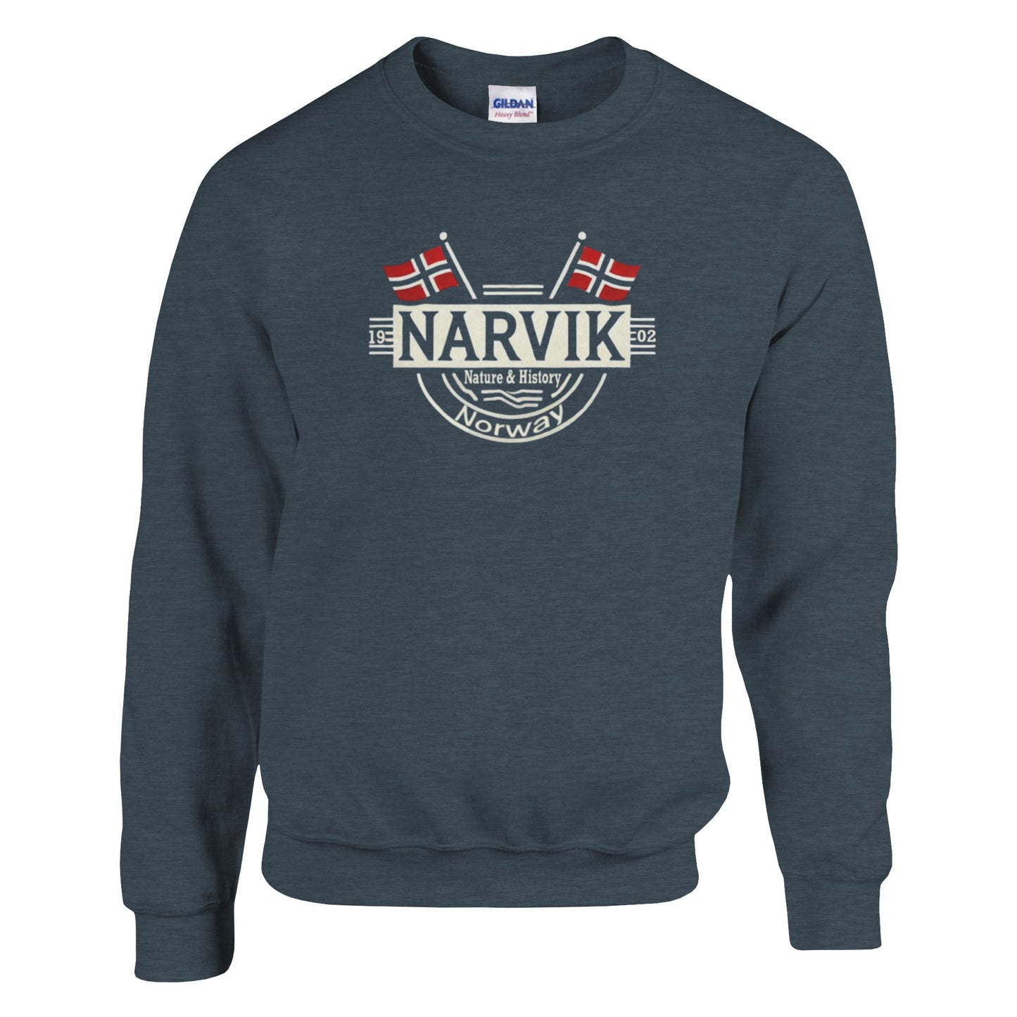 Classic Unisex Crewneck Sweatshirt | Narvik - HareideART