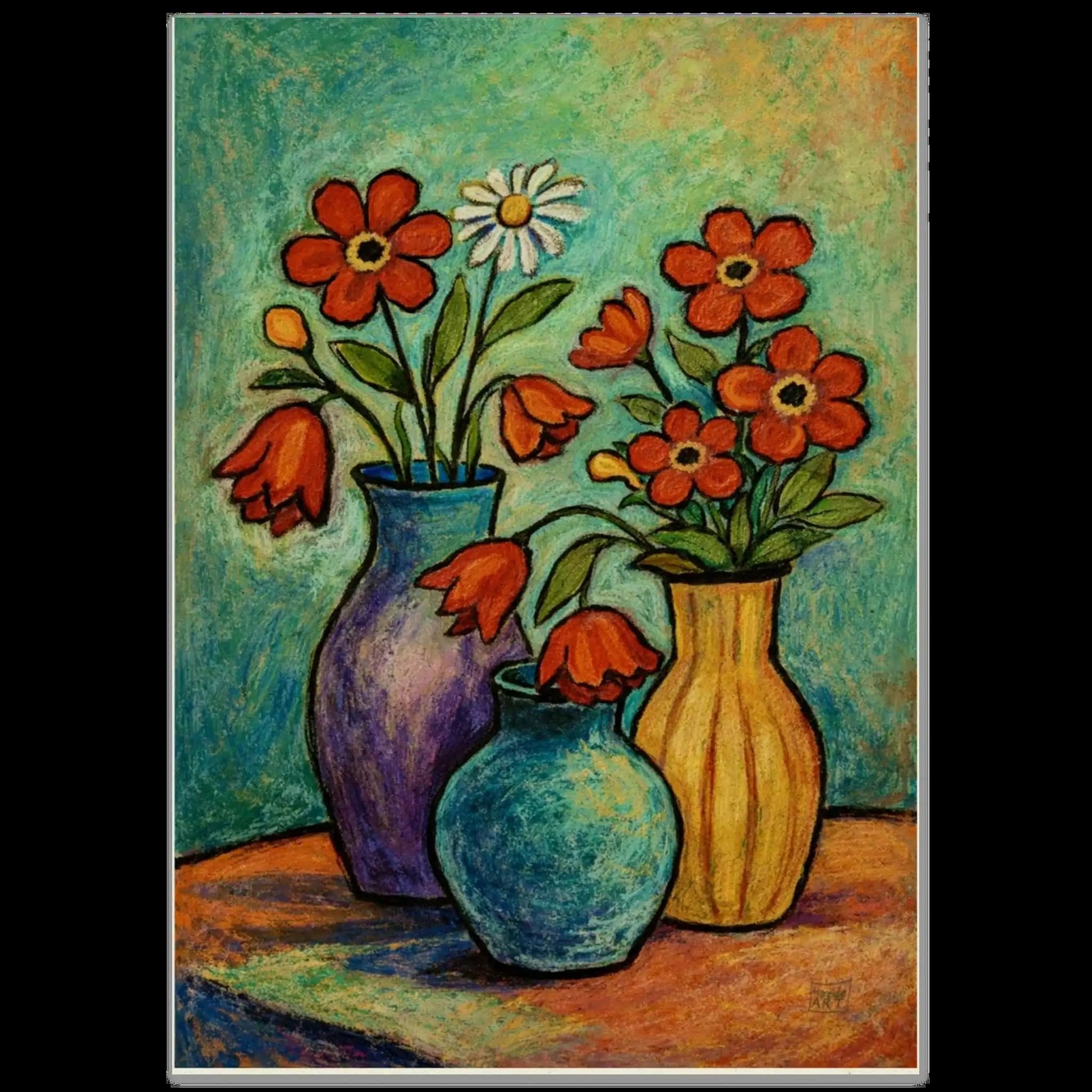 Vakker blomsterdekorasjon - HareideART