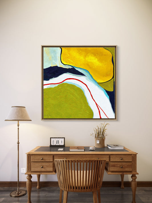 Rød tråd - Canvas -HareideART
