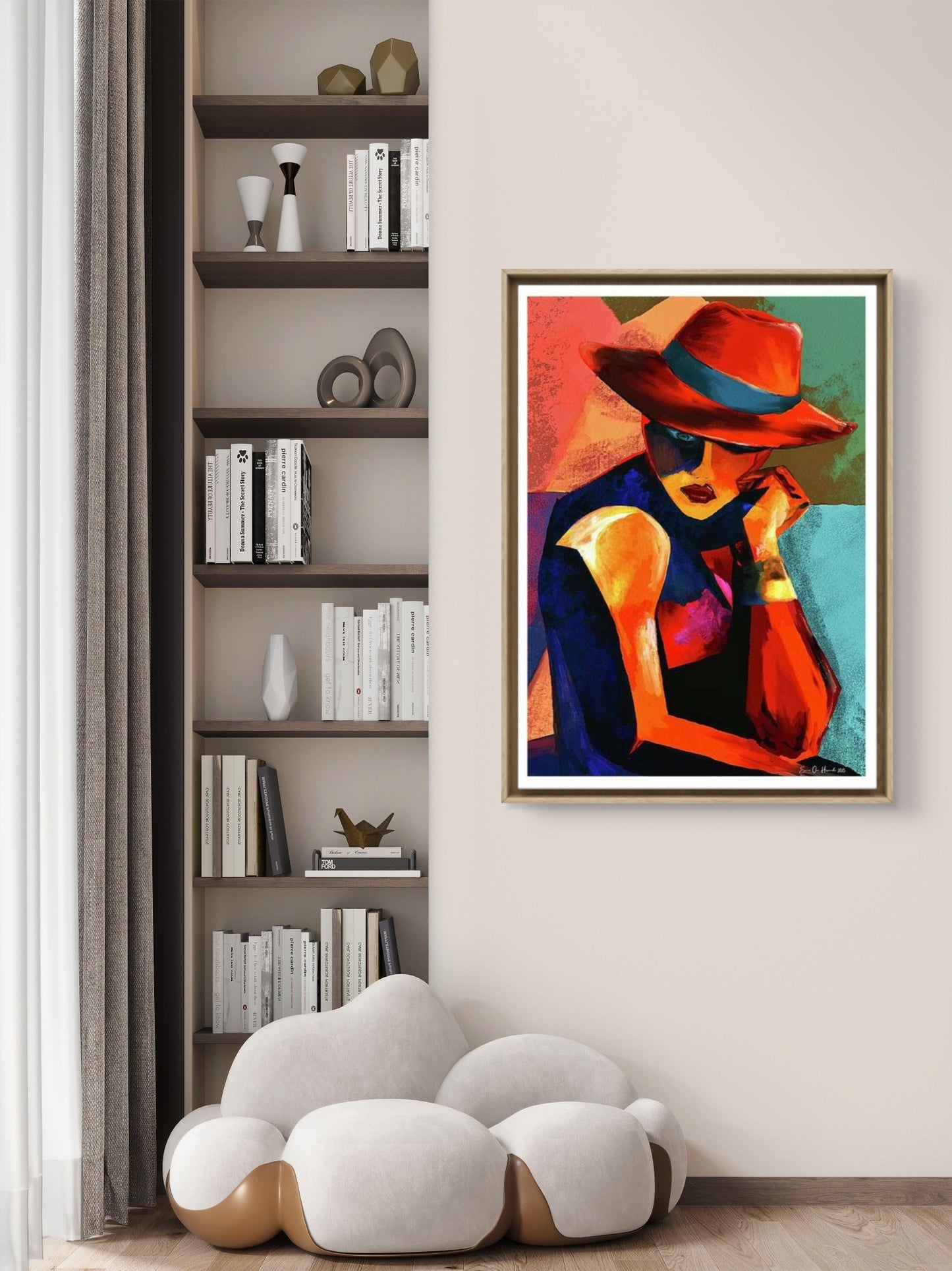 Reflekterende mann - HareideART -1