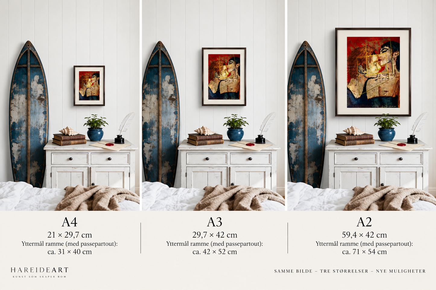 Sammen_i_kj_rlighet_størrelser Giclee trykk
