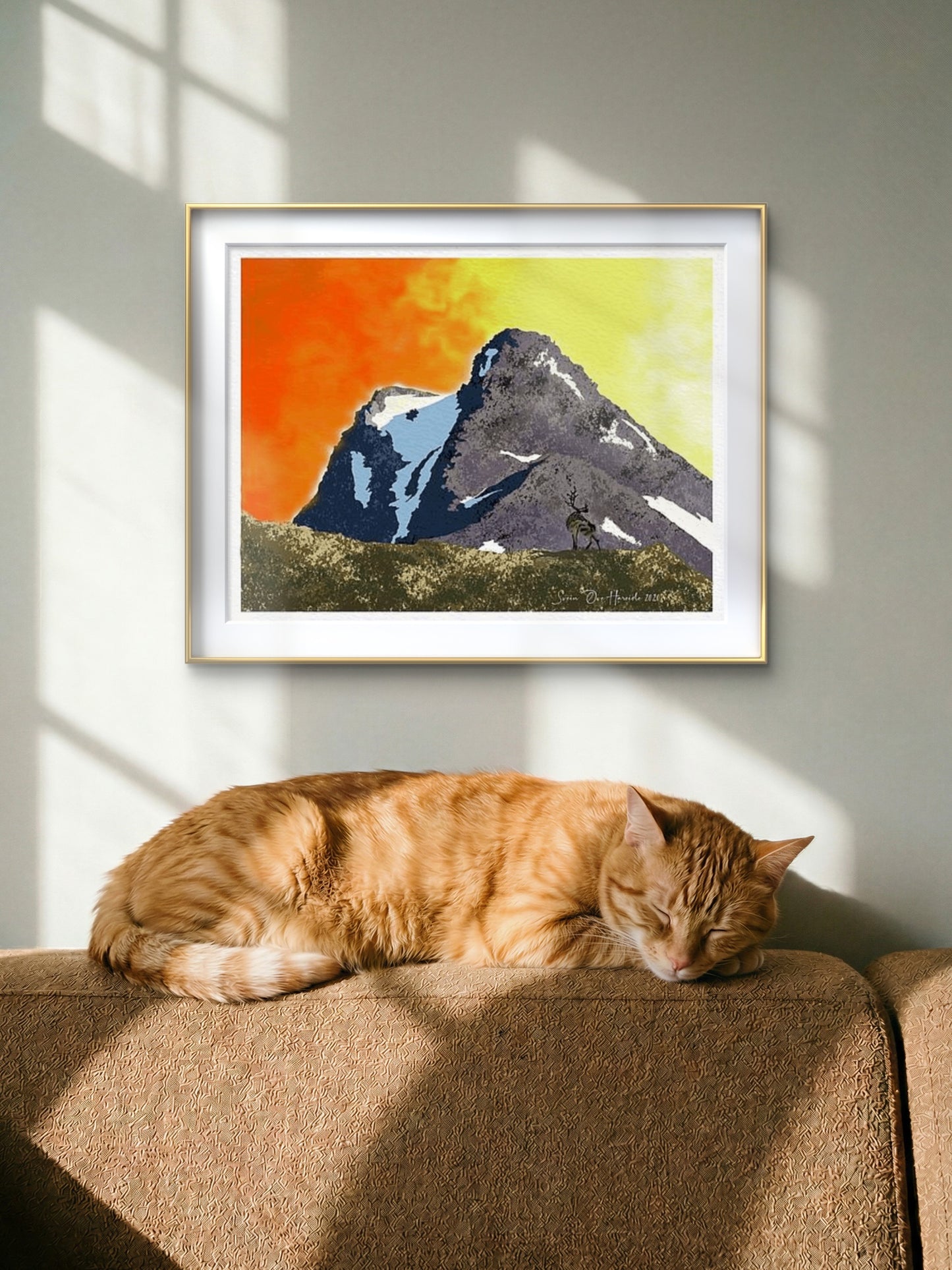 Sovende_Dronning - Giclee print