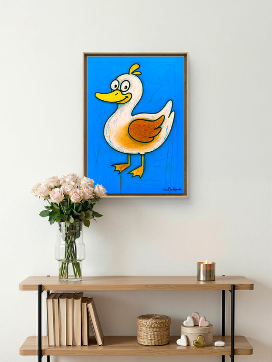 The happy Duck kunstprint-2