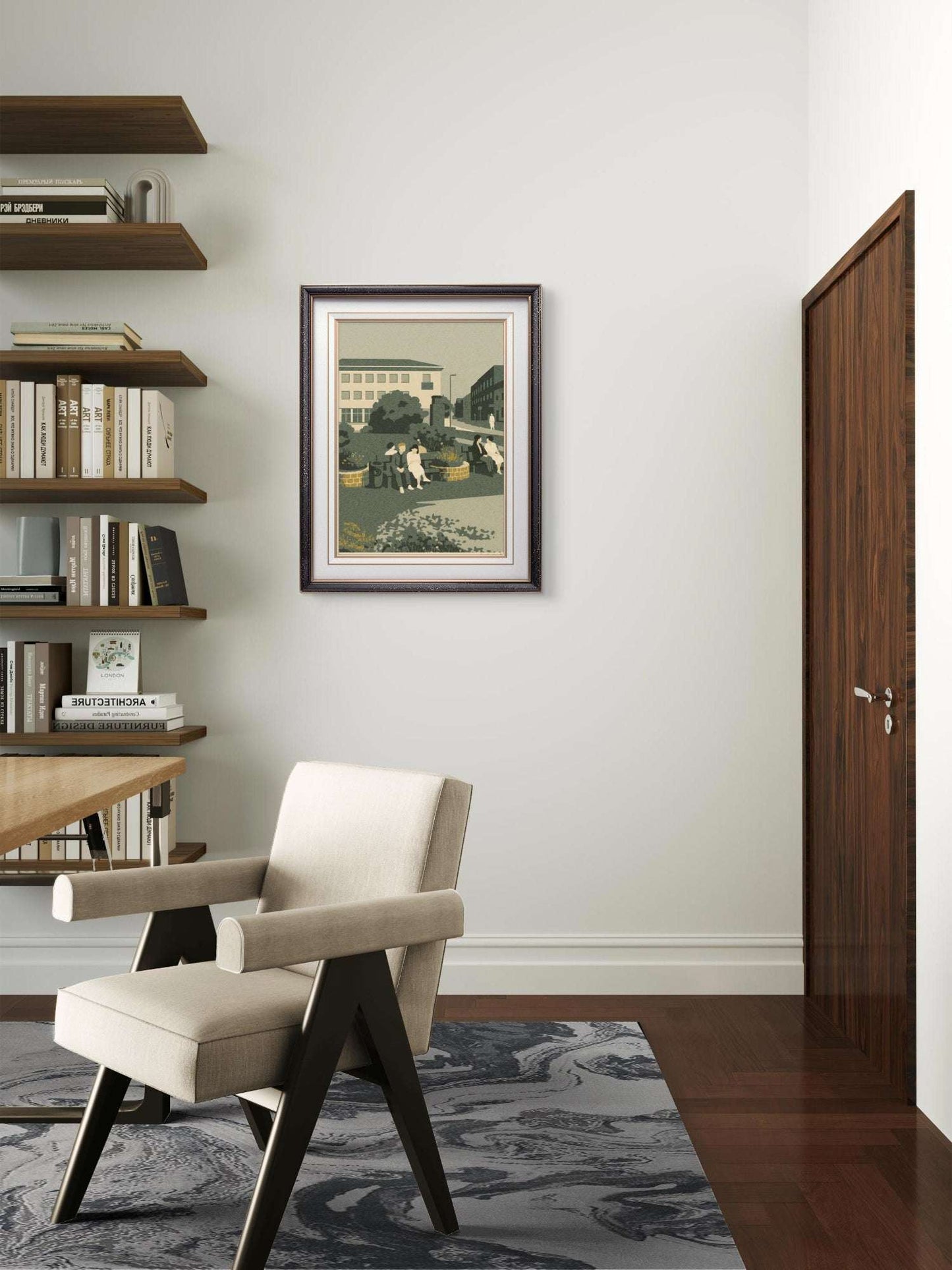 Vintage Narvik – Kikindas Plass Kunsttrykk - HareideART